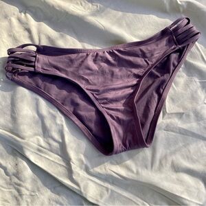 Purple Low-rise Bikini Bottoms